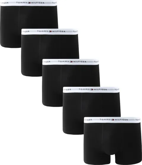 Tommy Hilfiger Boxer Trunk 5-Pack Black maat M