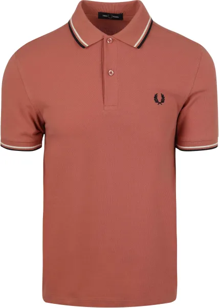 Fred Perry M3600 Polo Shirt Y63 Pink maat L