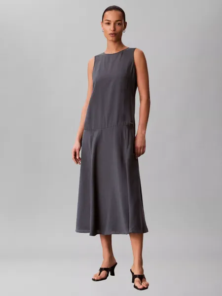 Calvin Klein Voile Maxi Dress