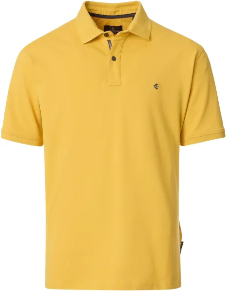 CASAMODA Polo Shirt Stretch Mustard Yellow maat 3XL