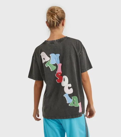 Dark Grey Antisocial T-Shirt