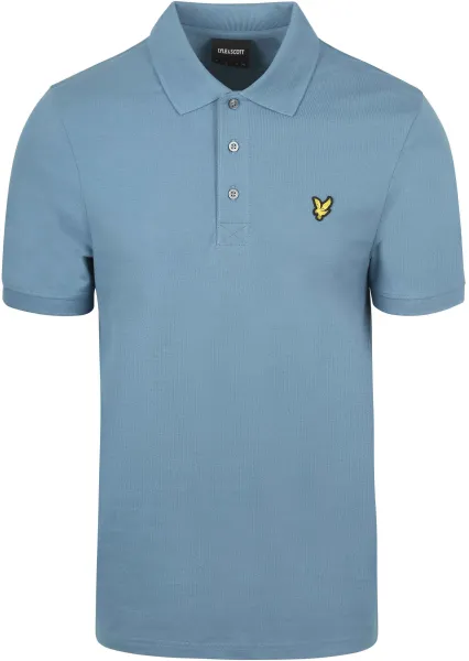 Lyle and Scott Polo Shirt Ocean Sky Blue maat L
