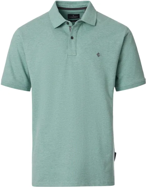 CASAMODA Polo Shirt Stretch Melange Green maat 6XL