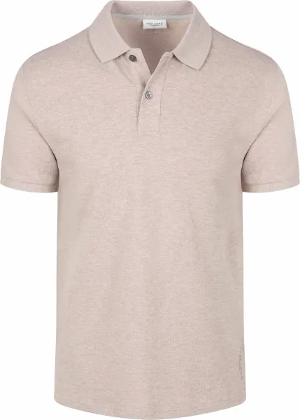 Profuomo Piqué Polo Shirt Beige maat L