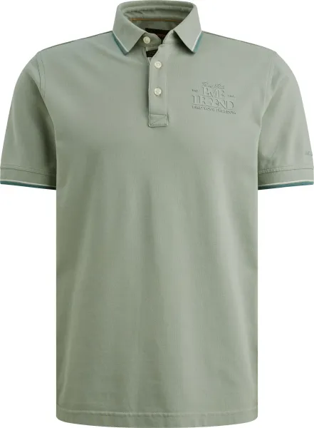 PME Legend Piqué Polo Shirt Iceberg Green maat 3XL