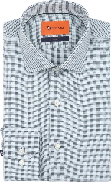 Suitable Shirt Triangle Green size 38