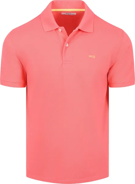 McGregor Piqué Polo Shirt Coral Pink maat L
