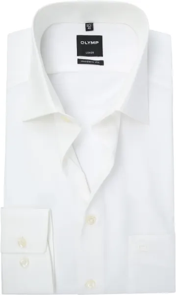 Olymp Luxor Shirt Modern Fit Off-White size 38
