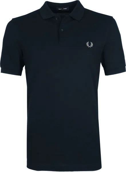 Fred Perry Polo Shirt Basic Navy Dark Blue Blue maat L