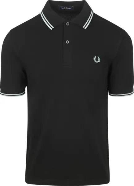 Fred Perry Polo Twin Tipped M3600 Black maat L