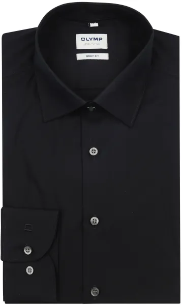 Olymp Level Five Shirt Body-Fit Black size 36