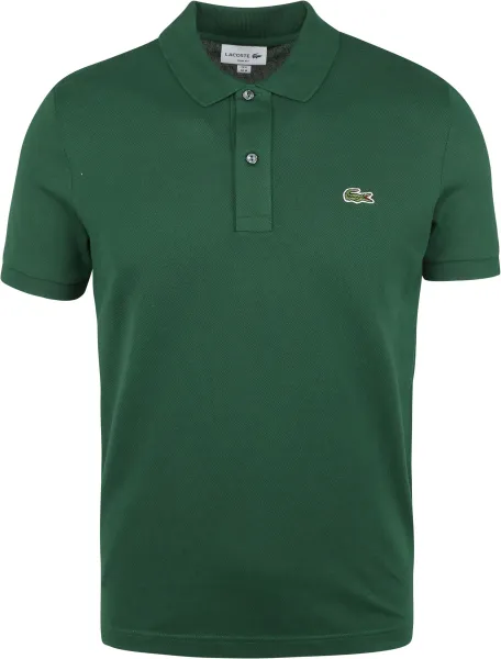 Lacoste Polo Shirt Pique Mid Green Dark Green maat 3XL