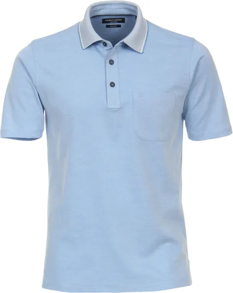 CASAMODA Polo Shirt Blue maat 3XL