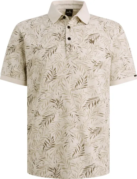 Vanguard Polo Shirt Print Ecru Off-White White maat L