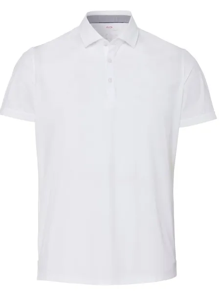 Pure Functional Polo slim fit shor White maat 3XL