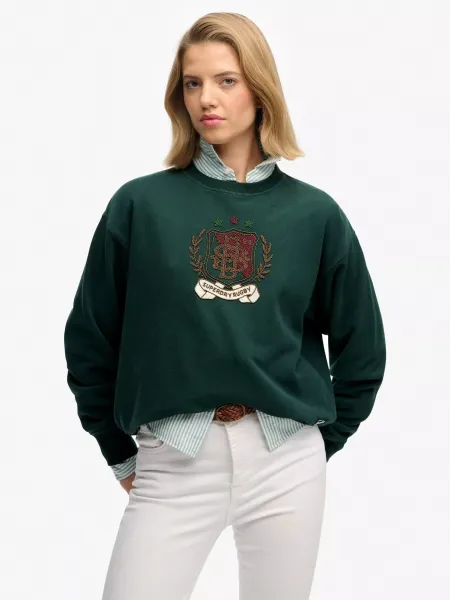 Superdry Crest Loose Crew Sweatshirt