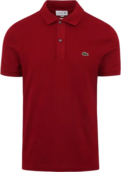 Lacoste Polo Shirt Pique Bordeaux Burgundy maat 3XL