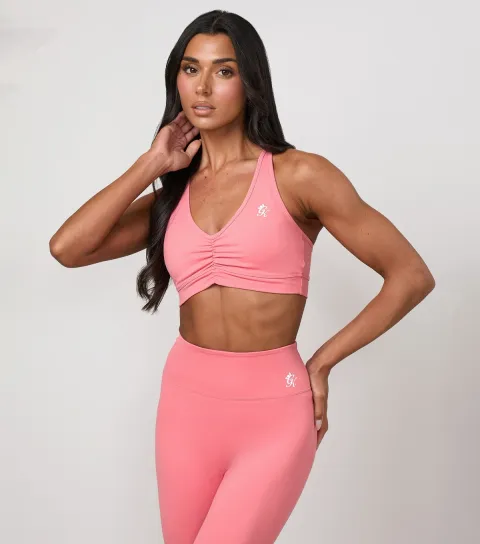 Light Coral 365 Scrunch Sports Bra