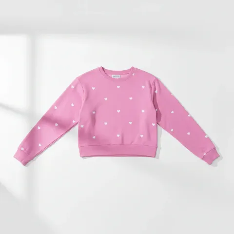 Spiritual Gangster Heart Crop Sweatshirt