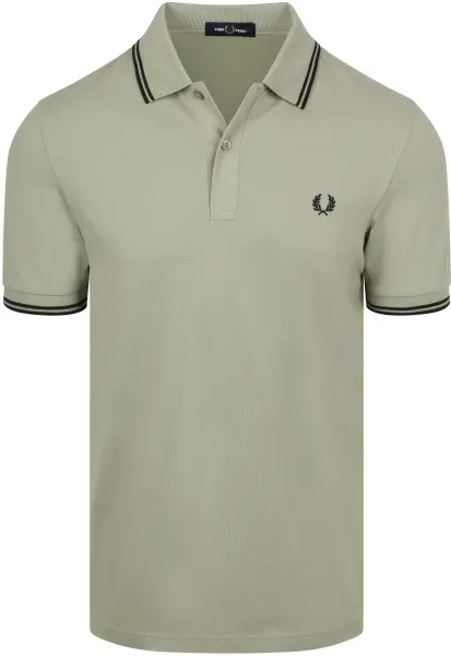 Fred Perry Polo Twin Tipped M3600 S23 Green maat L