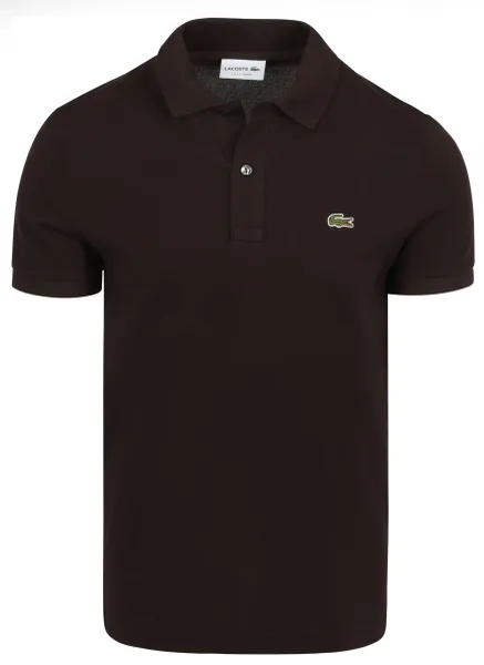 Lacoste Poloshirt Buffalo Brown maat L