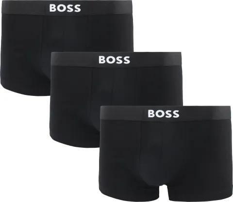 BOSS Short Boxer Shorts One 3-Pack 001 Black maat L