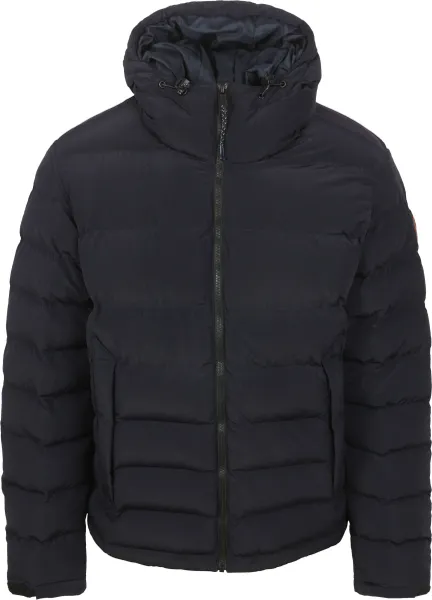Napapijri Hooded Puffer Terez Jacket Dark Blue Dark Blue maat L