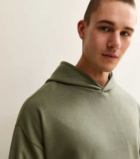 Khaki Oversized Hoodie