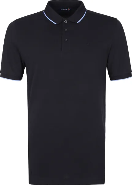 Suitable Polo Shirt Tip Ferry Navy Blue Dark Blue maat M