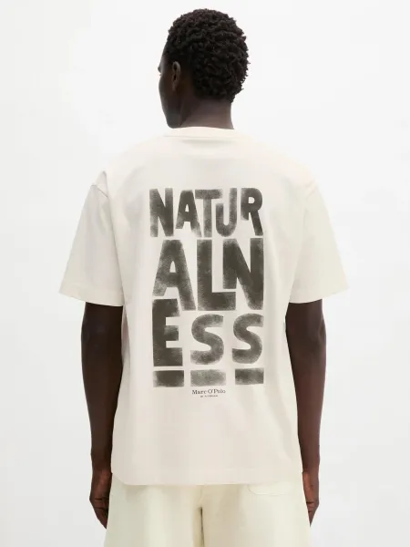Marc O'Polo T-Shirt Backprint White Off-White maat 3XL