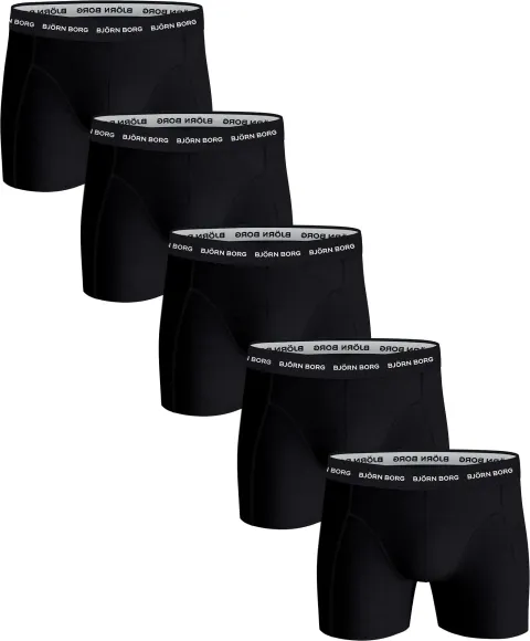 Bjorn Borg Boxers Cotton Stretch 5-Pack Black maat L