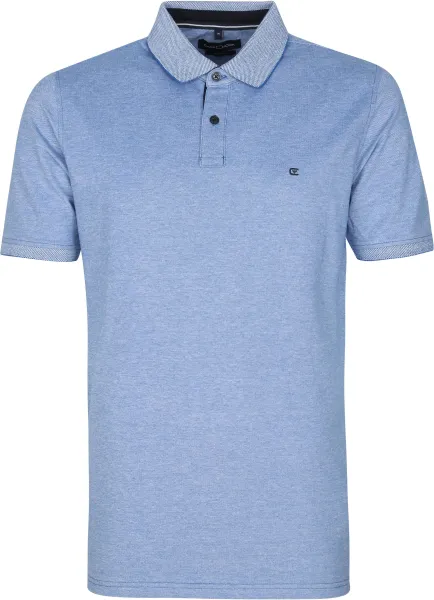 CASAMODA Polo Shirt Stretch Blue maat 3XL