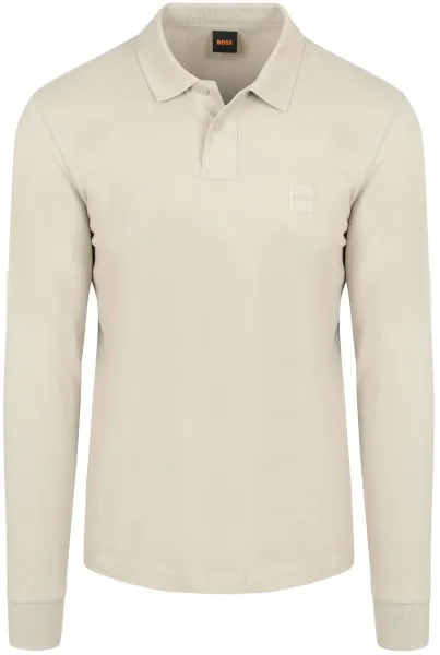BOSS Passerby Poloshirt Ecru Beige Off-White maat 3XL