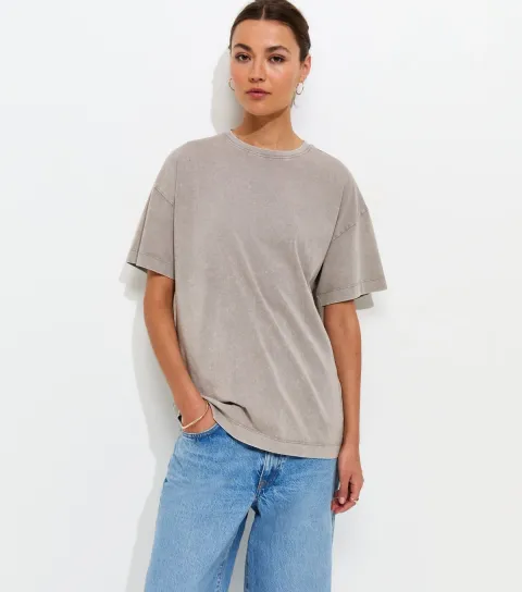 Light Brown Oversized T-Shirt