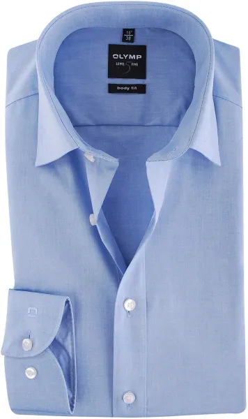 Olymp Level Five Shirt Body-Fit Blue size 36