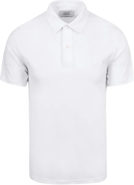 King Essentials The James Polo Shirt White maat M