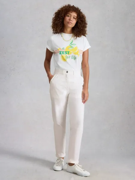 White Stuff Twister Organic Cotton Rich Chino Trousers