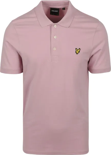 Lyle and Scott Polo Shirt Light Pink maat L