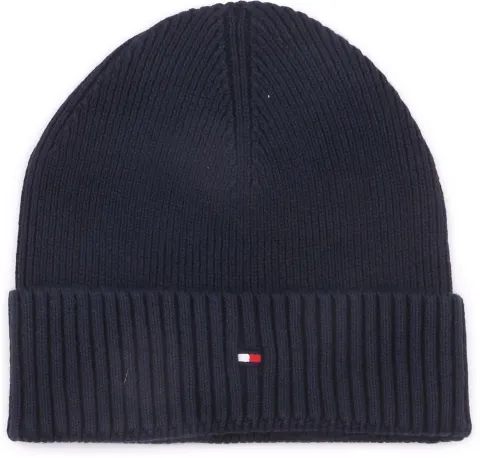 Tommy Hilfiger Knitted Beanie Navy Blue Dark Blue