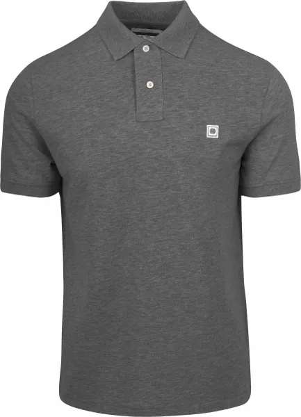 King Essentials The Rene Polo Shirt Anthracite Dark Grey Grey maat L