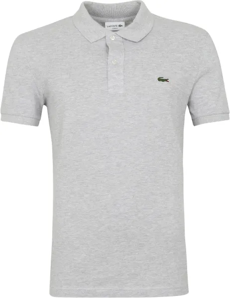 Lacoste Poloshirt Light Grey maat 3XL