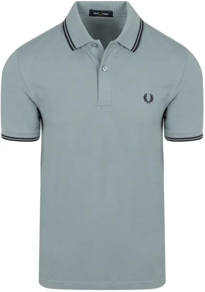 Fred Perry Polo Twin Tipped M3600 Z56 Blue maat L