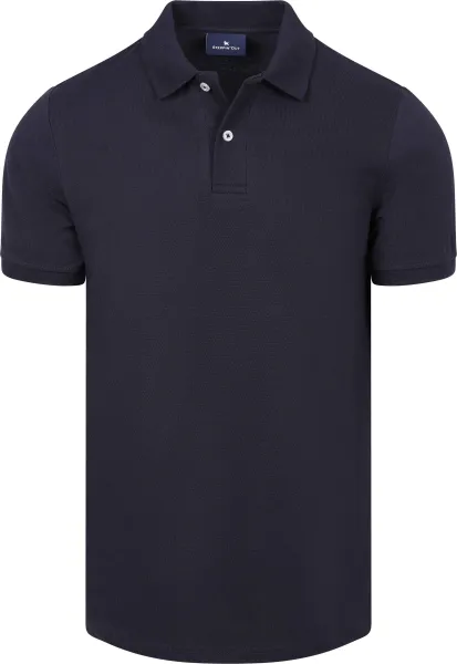 Steppin' Out Polo Piqué Navy Dark Blue maat L