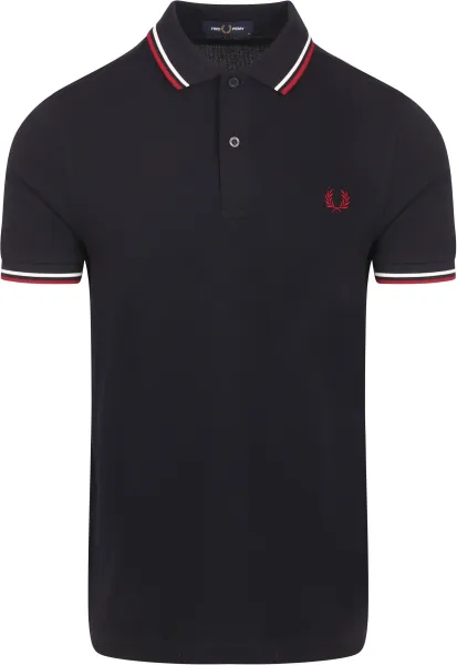 Fred Perry Polo M3600 Navy T55 Dark Blue maat L