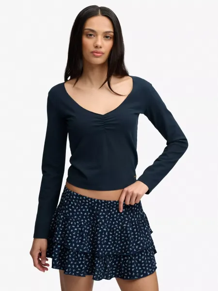 Superdry Athletic Essential Gathered Long Sleeve Top