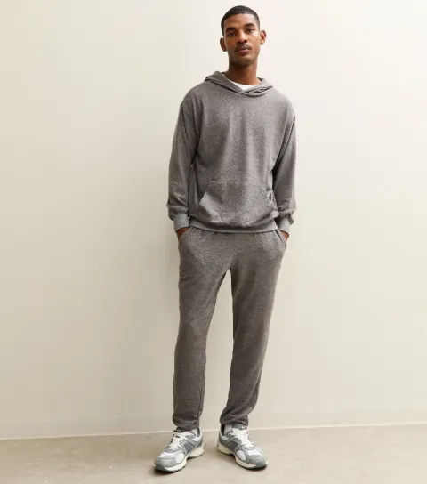 Grey Relaxed Super Soft Tapered Leg Jogger