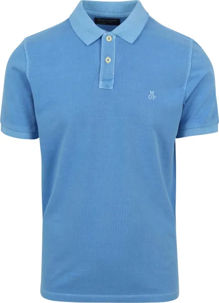 Marc O'Polo Polo Shirt Faded Blue maat 3XL