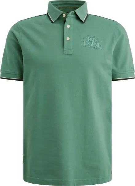 PME Legend Piqué Polo Shirt Deep Sea Green maat 3XL