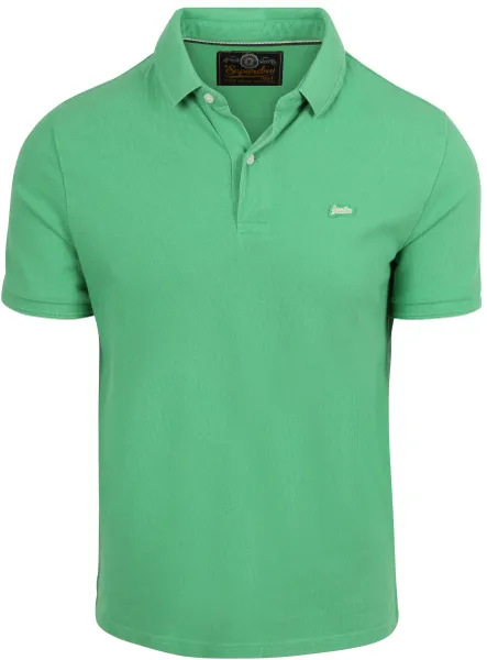 Superdry Polo Pique Green maat L