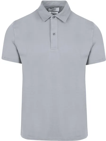 King Essentials The James Polo Shirt Grey maat L